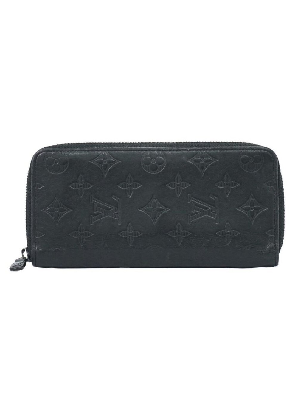 Louis Vuitton LV Zippy Wallet Vertical Monogram Shadow Noir Black